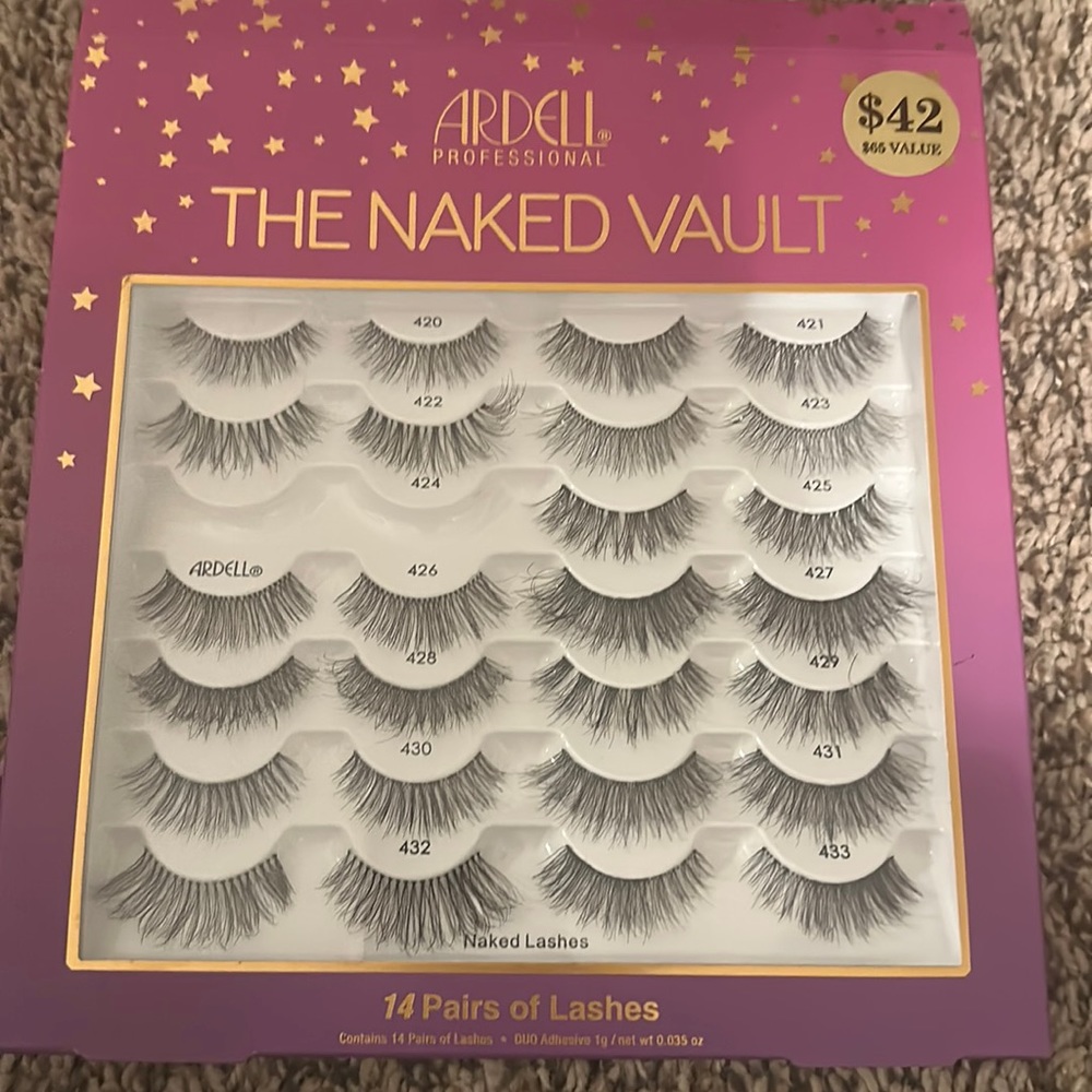 Lashes. I only used one pair